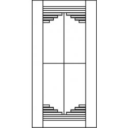 Cheyenne French Lite Cabinet Door (4 Lites)